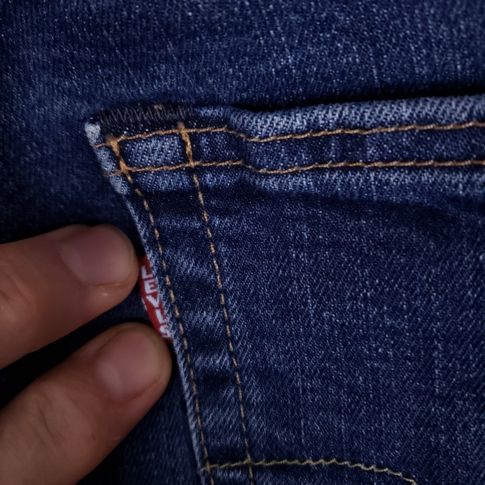Levi's Premium 511 Slim Fit Jeans 34x34 Dark Blue - Picture 14 of 14